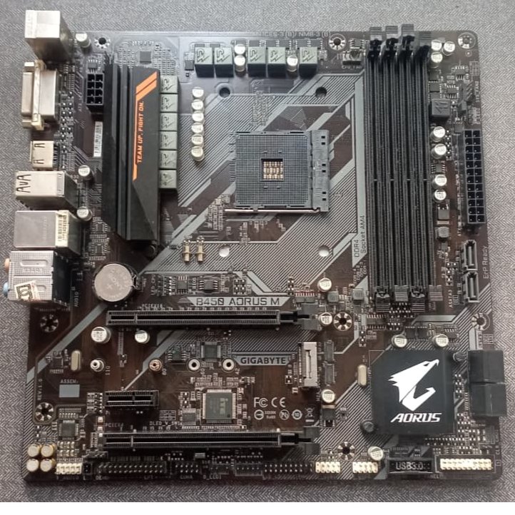 MOTHERBOARD GIGABYTE B450 AORUS M
