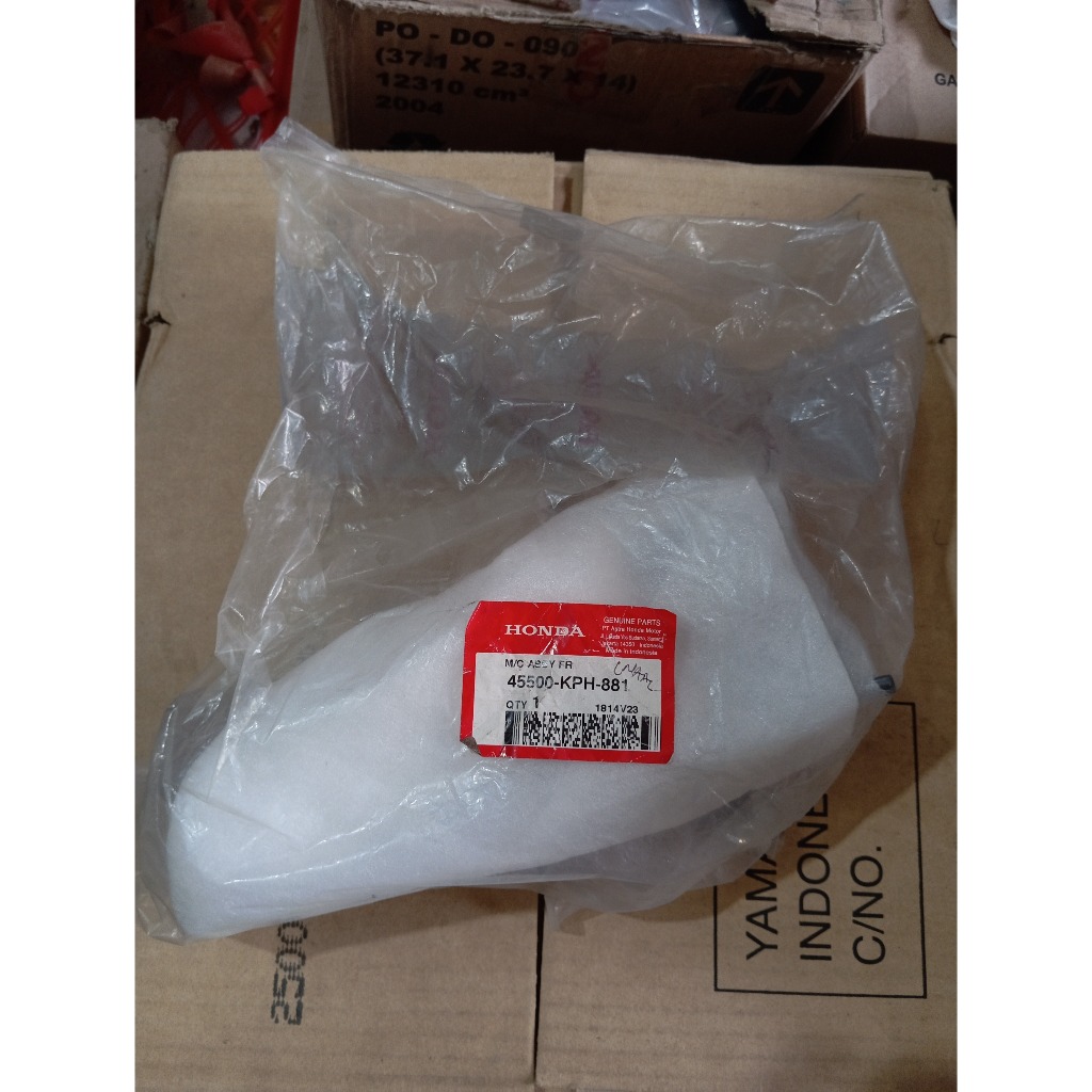 MASTER REM DEPAN / CYLINDER ASSY FRONT BRAKE MOTOR AHM HGP HONDA 45500-KPH-881 REVO KVR / SUPRA X 12