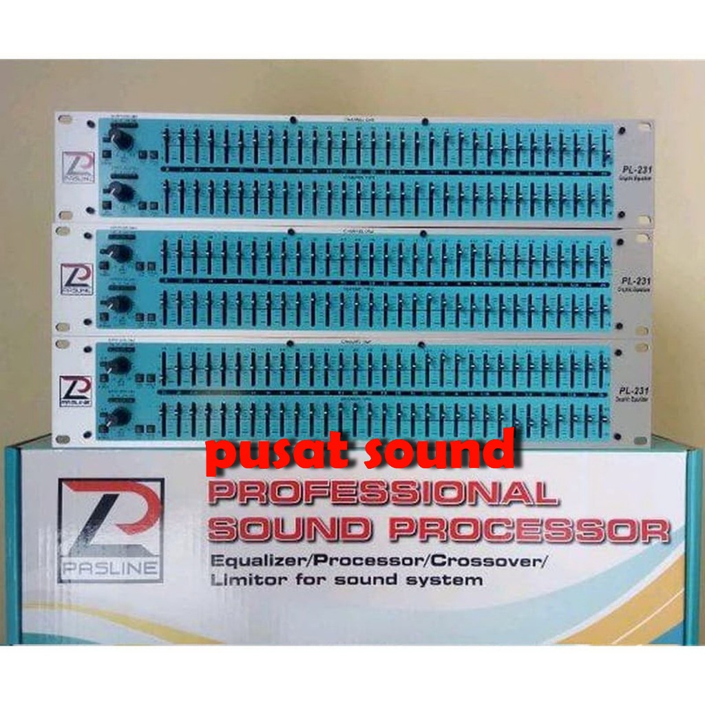 Equalizer Pasline PL 215SUB  PL215SUB  PL-215 SUB OUTPUT Original