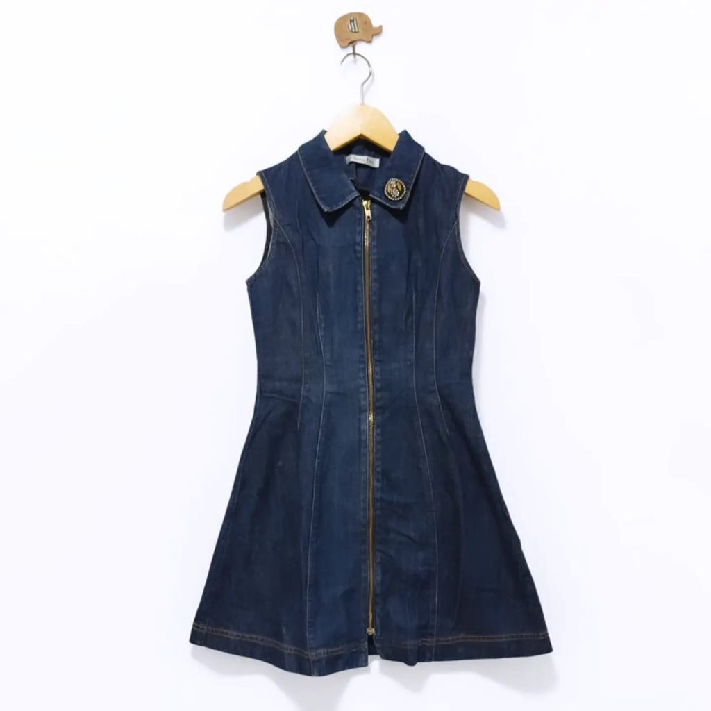 Christian Dior Mini Dress Denim Original
