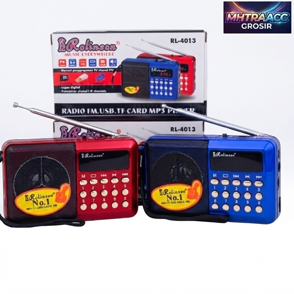 [BAYAR DI TEMPAT).....Radio Rolinson JOC Original - Radio Portable Klasik FM/AM/SW + Bluetooth & USB