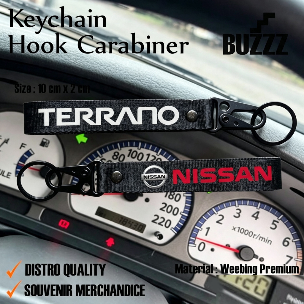 GANTUNGAN KUNCI TERRANO- KEYCHAIN NISSAN TERRANO - KARABINER NISSAN TERRANO
