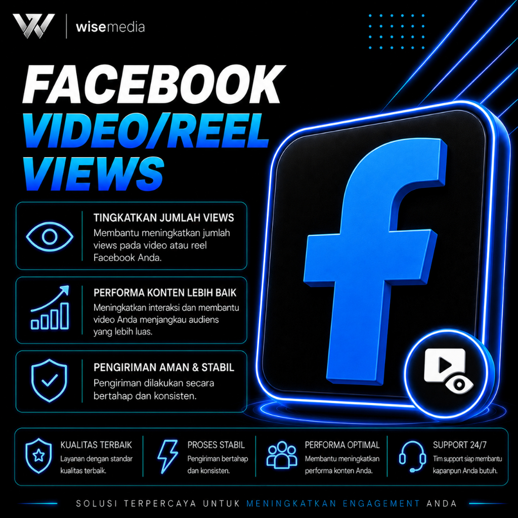 Video Facebook Viewers FB | Facebook Video Viewers FB | Penonton FB Video Facebook |  Aman/Cepat/Gar