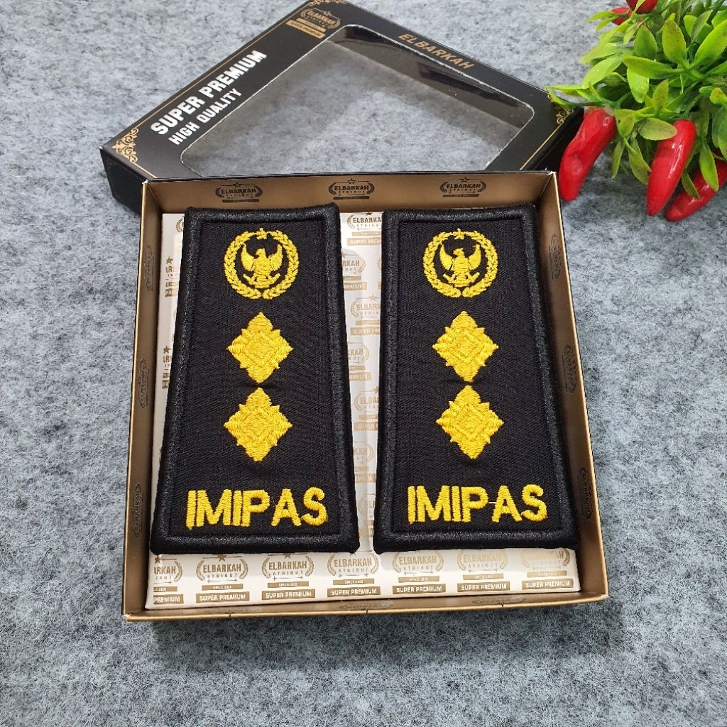 PANGKAT PDH IMIPAS 4A FULL BORDIR TIMBUL TERBARU ATRIBUT KEMENIMIPAS / LAPAS / IMIGRASI / POLUSPAS /