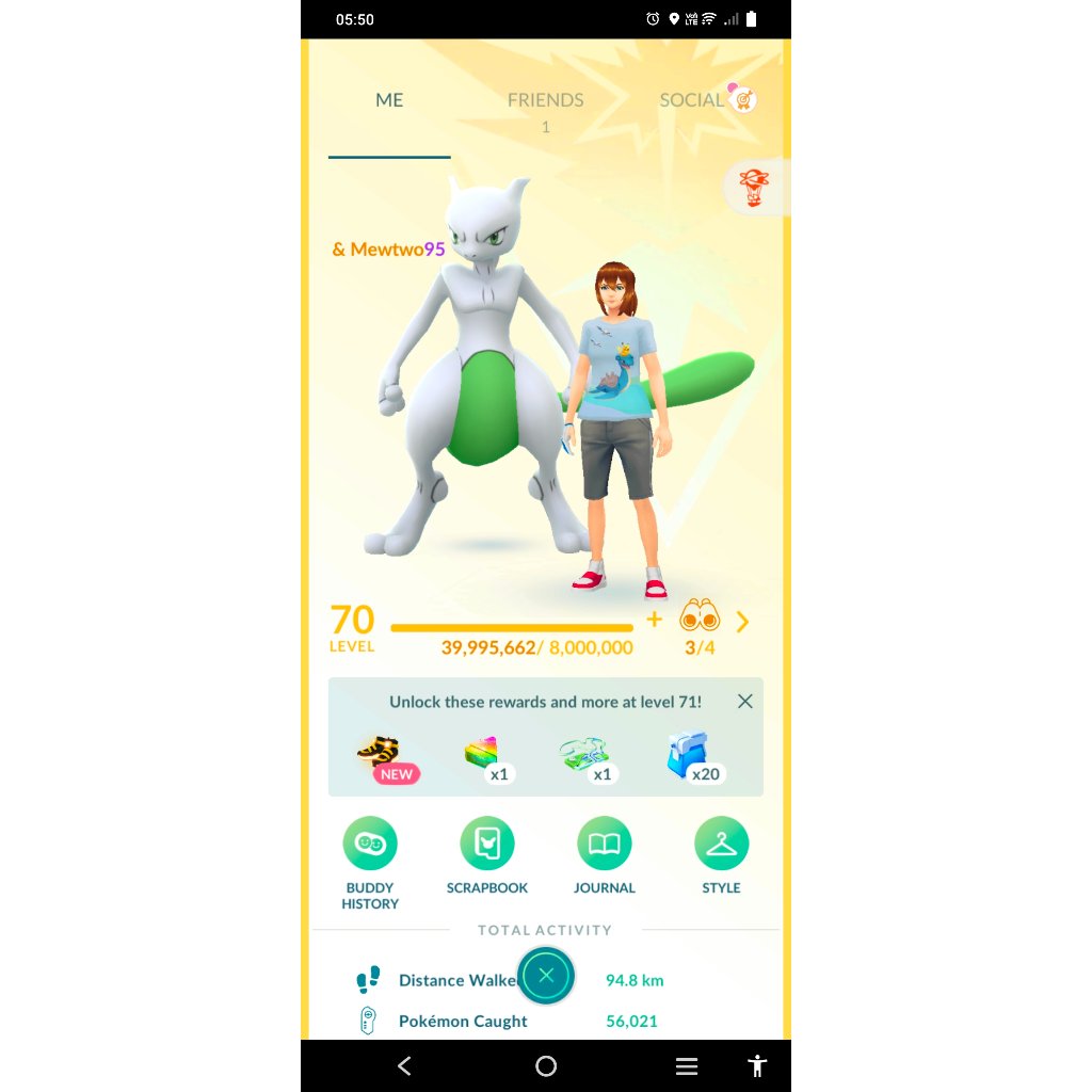 Paket Pokemon Go Siap Pakai (Akun level 70) Shiny Mewtwo, Mega Mewtwo X Y, Mega Rayquaza, Shiny Prim