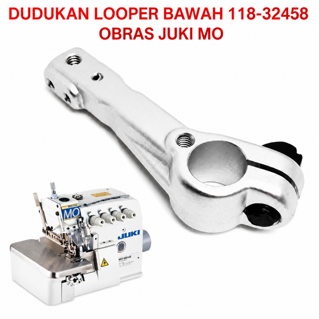 Dudukan Looper Bawah Obras Industrial Juki MO2500 - Spare Part 118-32458