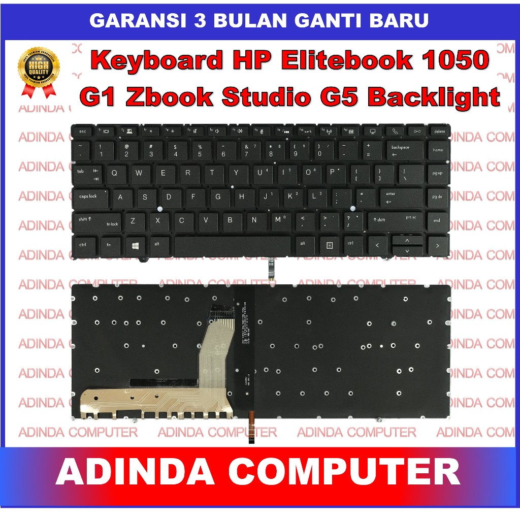 Keyboard HP EliteBook 1050 G1 ZBook Studio G5 Backlight