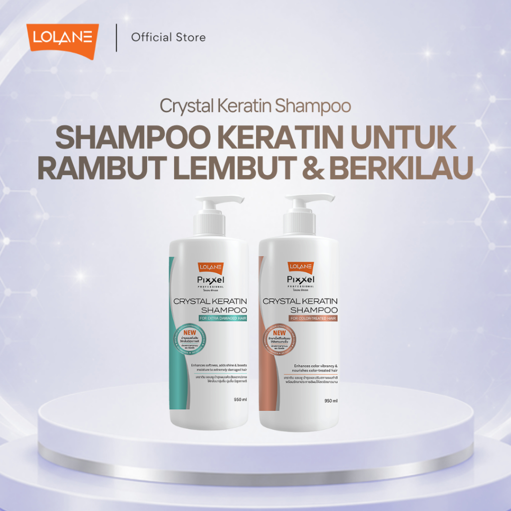 Lolane Pixxel Crystal Keratin Shampoo | Shampoo Kristal Keratin Lolane