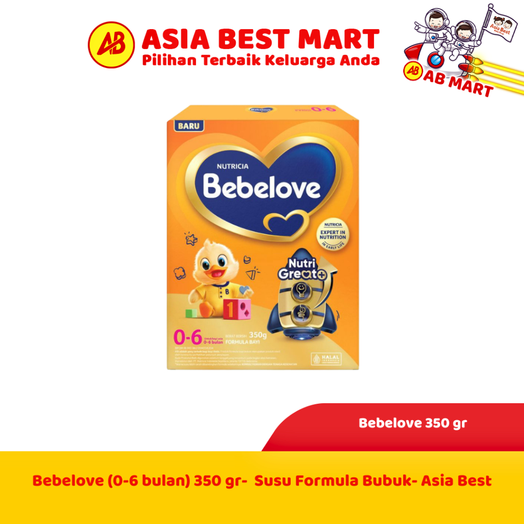 Bebelove (0-6 bulan) 350 gr - Susu Formula untuk Bayi 0-6 Bulan