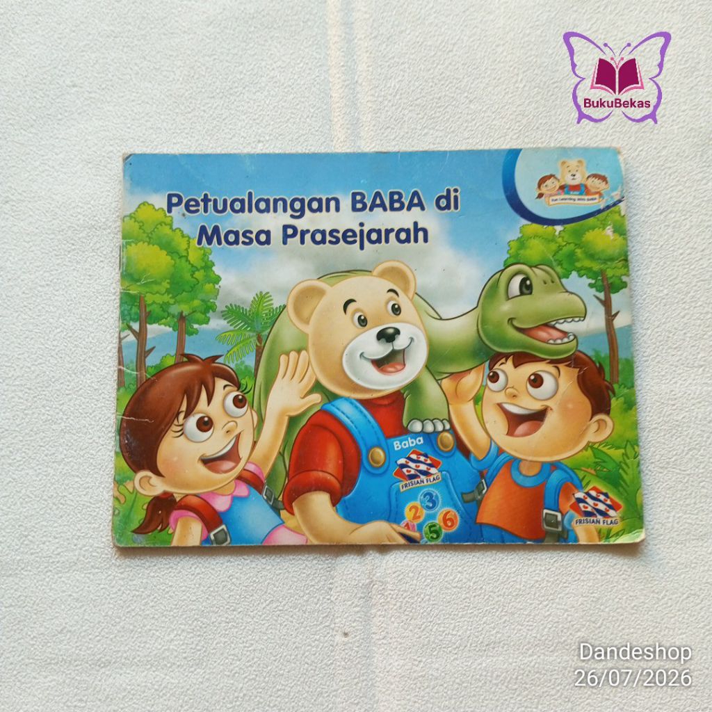 Petualangan Baba di Masa Prasejarah - Fun Learning with BABA Frisian Flag - Buku Cerita Anak Bekas P