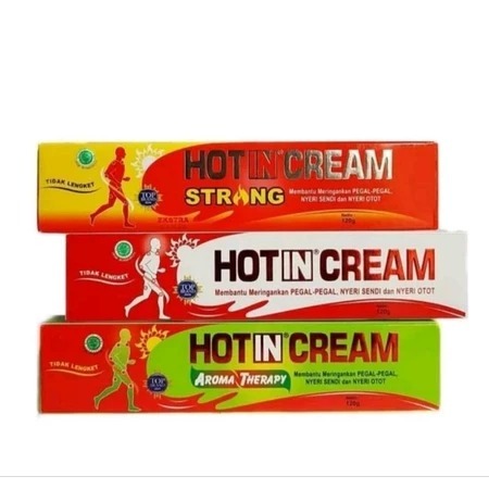 Hot In Cream tube 120 ml dan 60ml/ Hot In Cream Original tube / Hot In Cream Aromateraphy / Hot in C