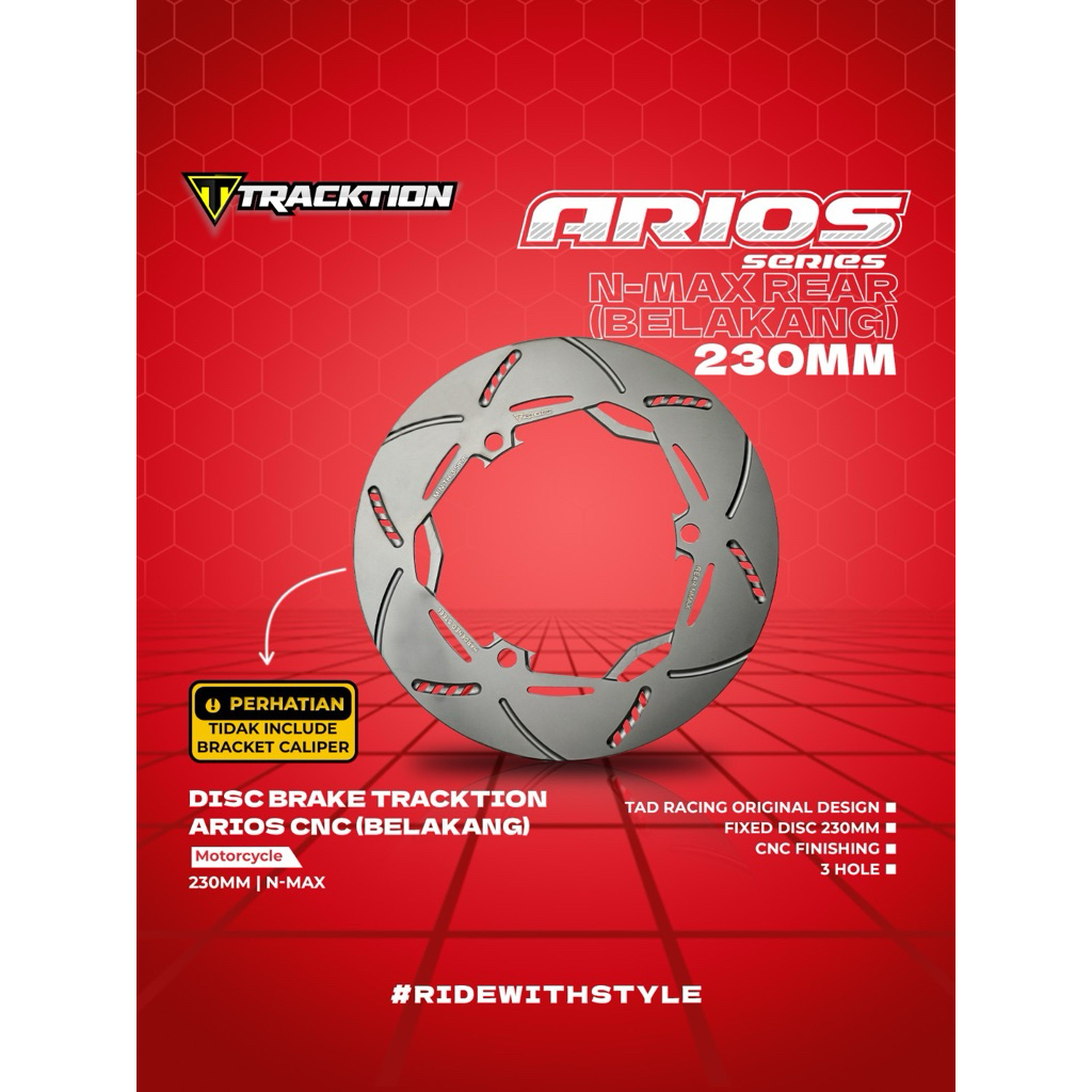 Discbrake piringan tracktion arios nmax 230mm belakang