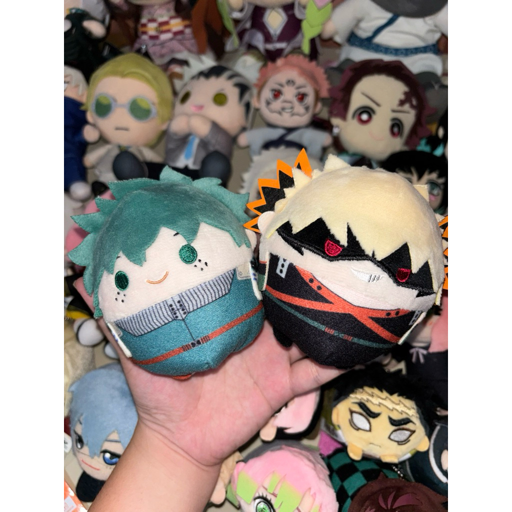 Official Fuwakororin Bakugo Katsuki Deku Izuku Midoriya My Hero Academia MHA BNHA Anime Plush Fuwa P