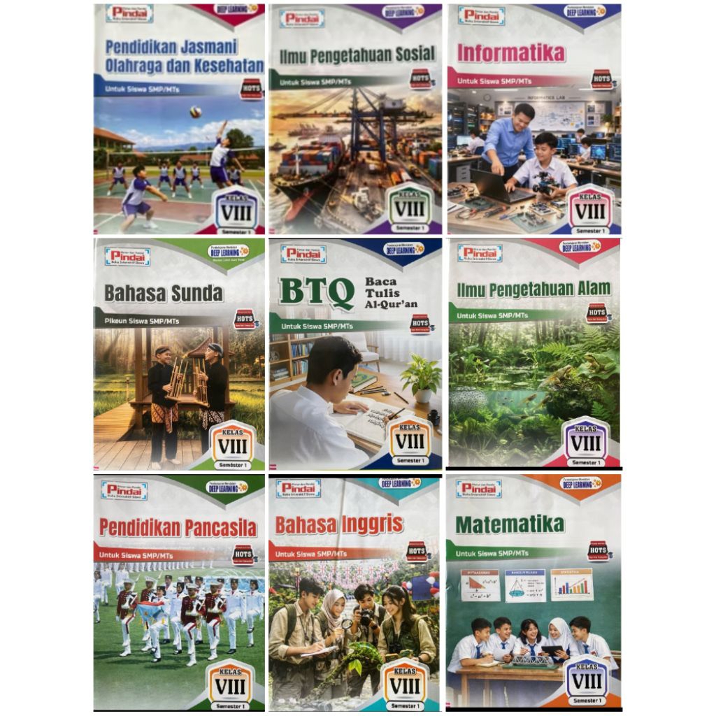 BUKU LKS PINDAI SMP/MTS KELAS VIII SEMESTER 1 KURIKULUM MERDEKA ARYA DUTA
