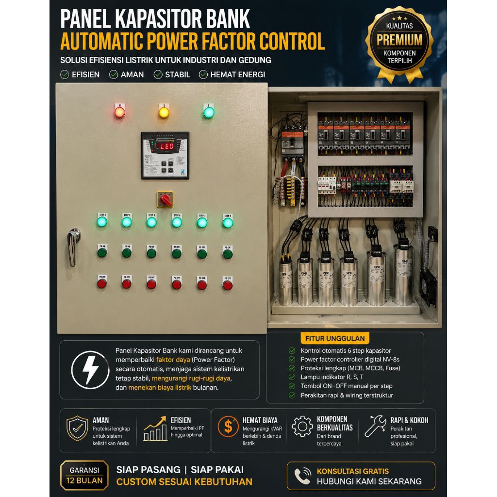 PANEL KAPASITOR BANK 100Kvar