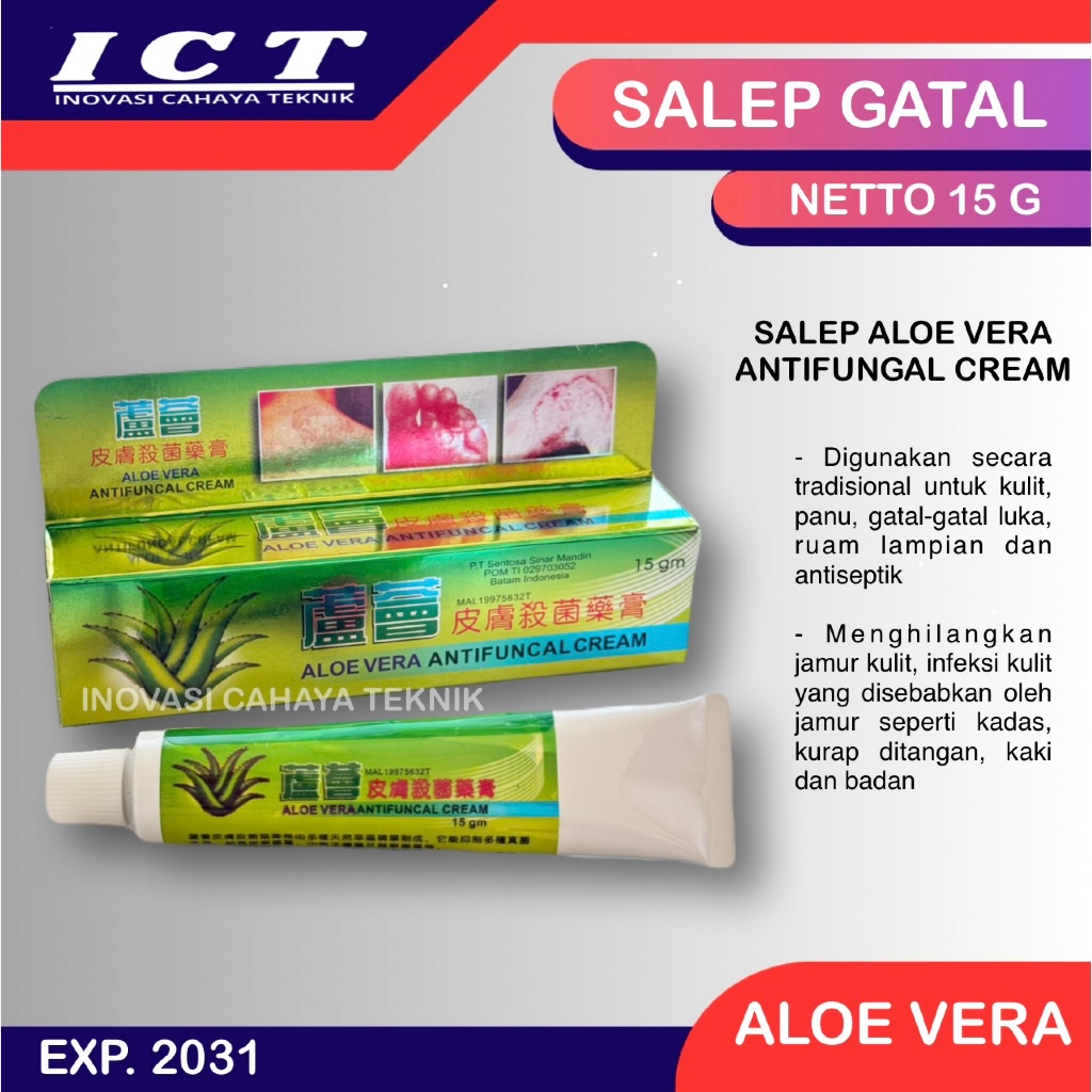 Salep Aloevera Dermax Salep Gatal Tinea Cream 15 gram
