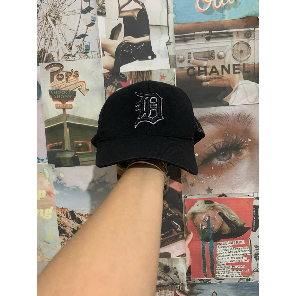 topi baseball mlb setelan original second