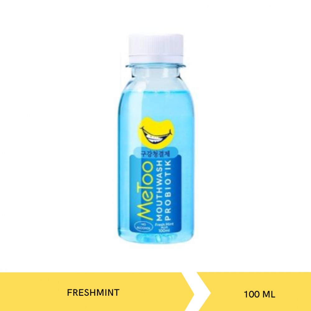 METOO Pemutih Gigi Instant [BPOM] MeToo Mouthwash Fresh Mint | Metoo Mouthwash