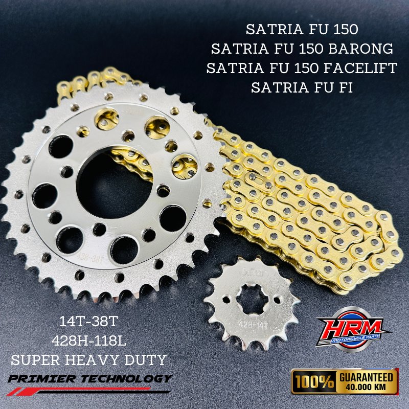 GEAR SET GIR SET RACING SATRIA FU 150 BARONG SATRIA FU 150 FACELIFT FI 38T