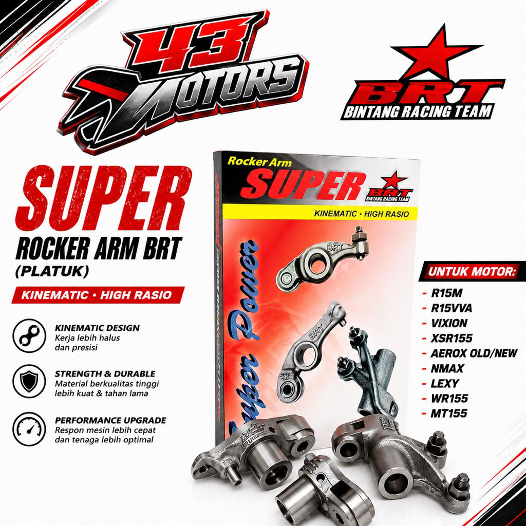 SUPER ROCKER ARM BRT - PLATUK| ROCKER ARM RRA BRT