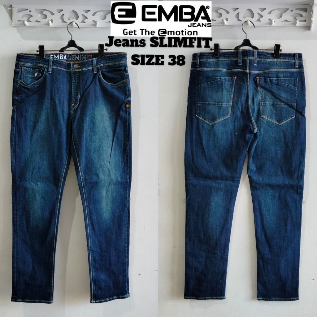 CELANA EMBA CELANA PANJANG JEANS & KATUN EMBA SALE ORI SIZE 38