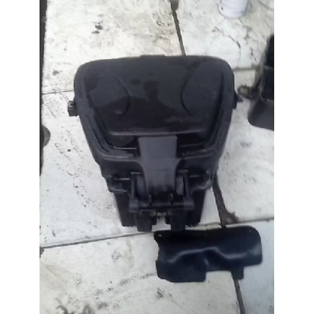 box hlm bok bagasi jok motor scoopy karbu satu set sama tutup