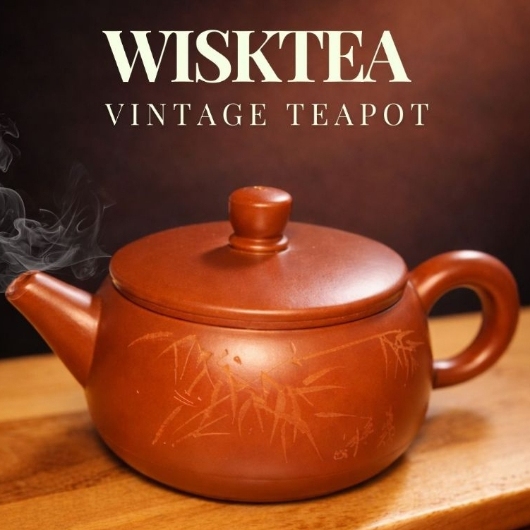 WiskTea YiXing Red Sands (ZhuNi) Clay Teapot | Teko Tanah Liat | No.3
