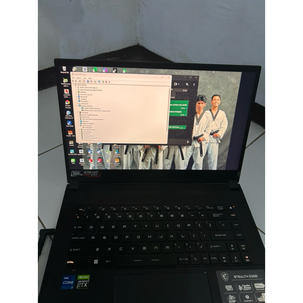 msi gs 66 stealth vga error code 43