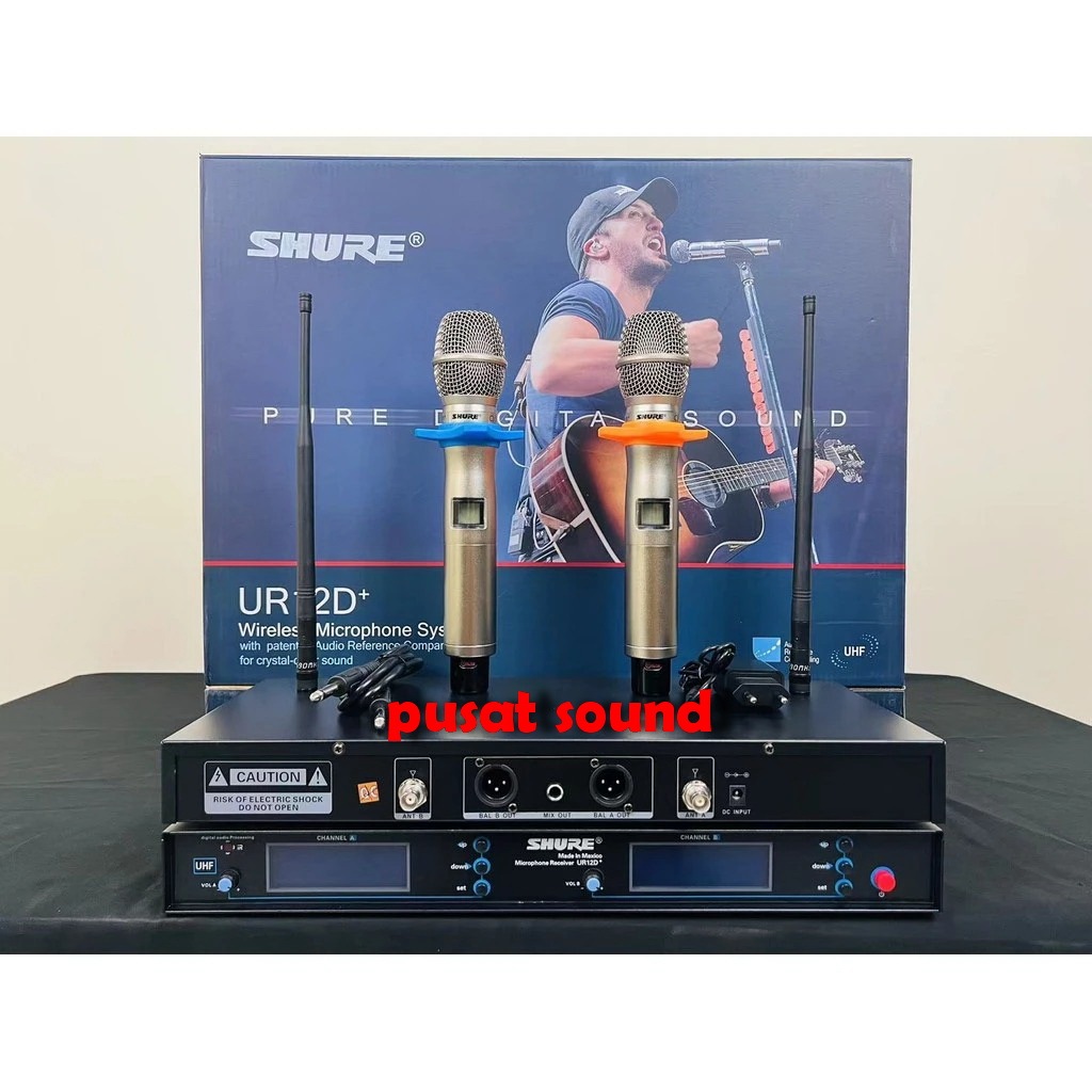 Mic Wireless Shure Ur12d+/ Ur12d / Ur12d+
