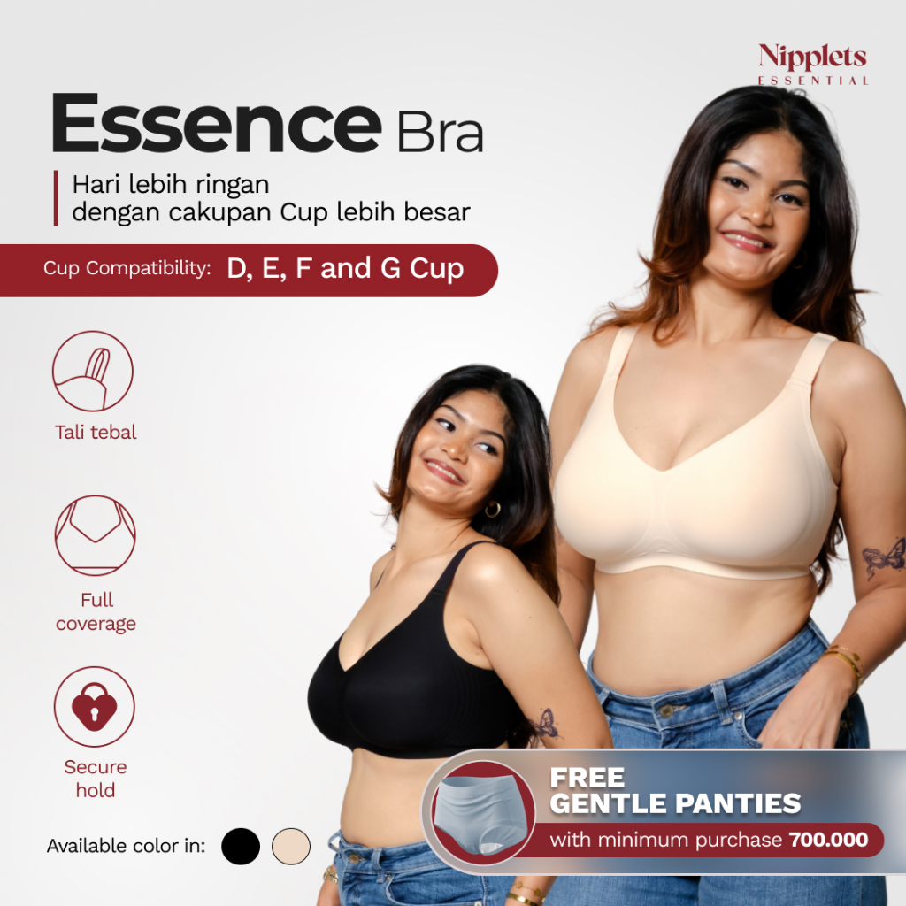 Essence Bra - Bra Tali Lebar untuk Big Cup