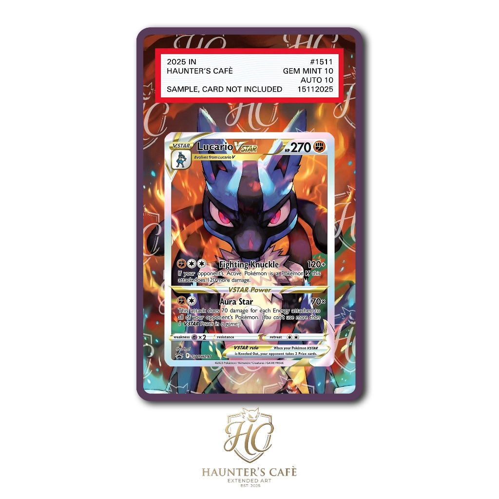 Lucario VSTAR #SWSH291 Pokemon Promo (Custom Extended Art)