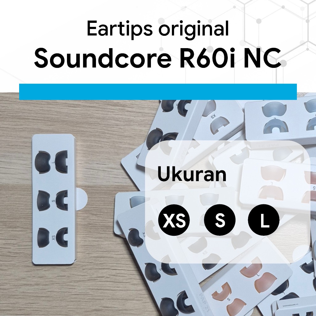 Karet Silicone Eartips Soundcore R60i NC Original