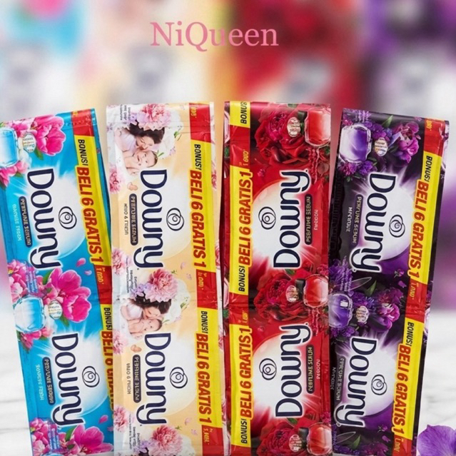 12 Sachet Pewangi Pakaian Downy 10ml