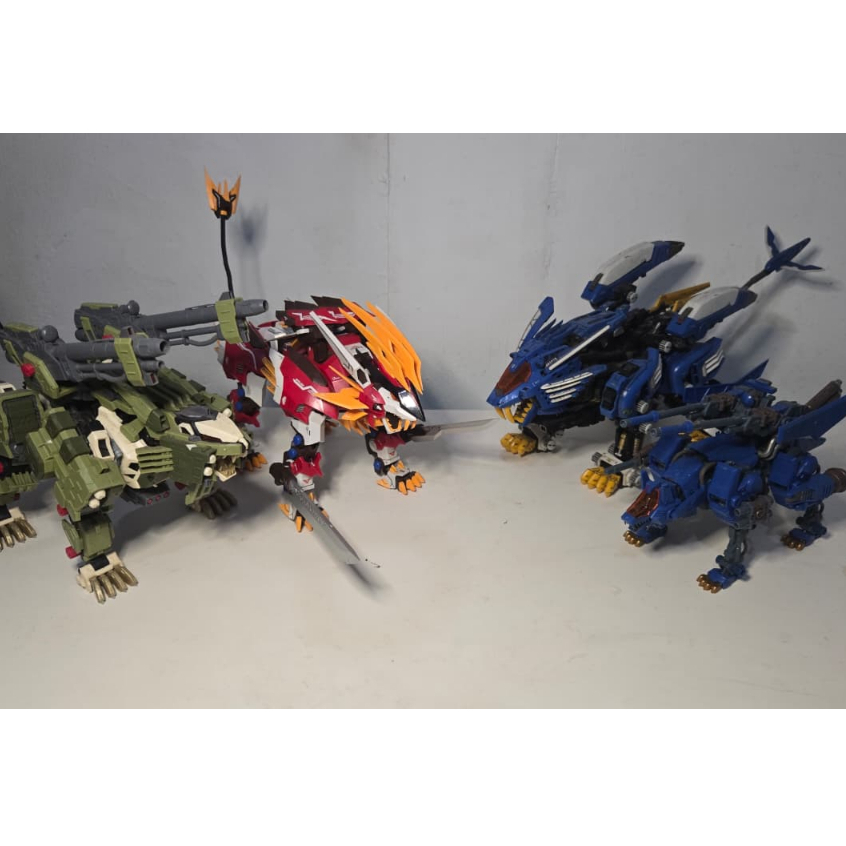 Zoids Liger Supernova Liger Panzer, Hayate, Command Wolf, Blade Liger BT 1/72 (Second)