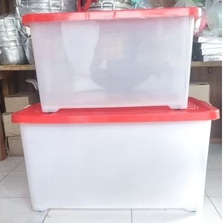 BOX CONTAINER+RODA / XAVIER BOX / KOTAK KONTAINER / BOX KOTAK PLASTIK BESAR SERBAGUNA