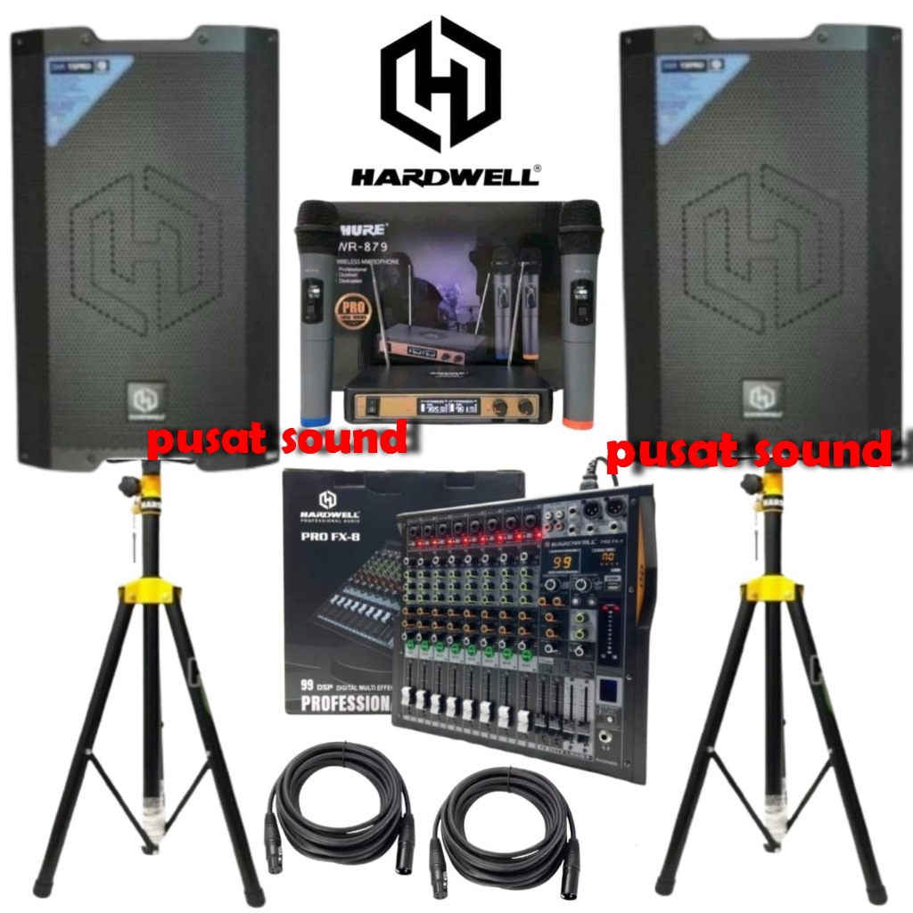 Speaker Aktif Hardwell dsr15pro dsr15 pro dsr 15 pro 1000Watt ×2 Original