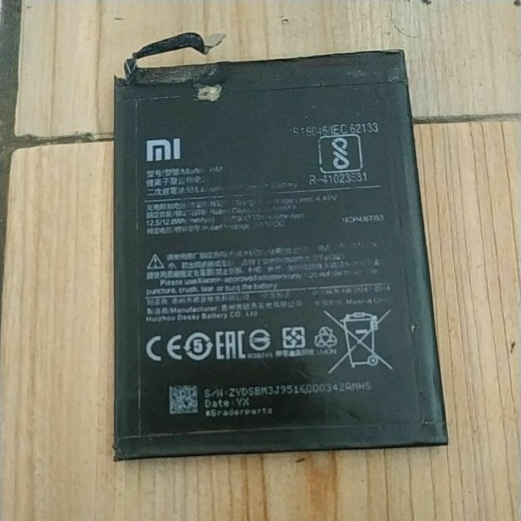 baterai bekas Xiaomi mi 8 lite model bm3j bukan ori minus soket
