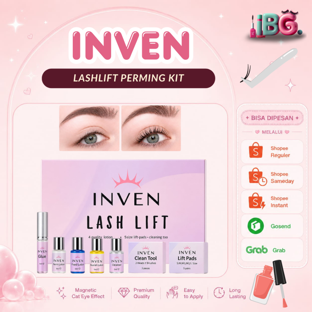 Lash Lift Inven | Inven Set Lash Lift | Lash Lift Set | Inven Set Lash Lift Ready Stock | Inven Lash