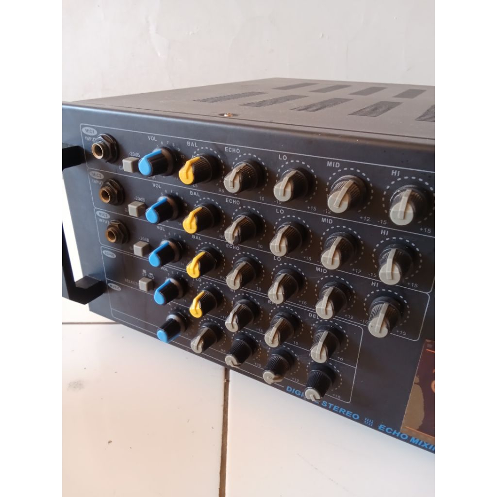 power amplifier mixer karaoke bekas