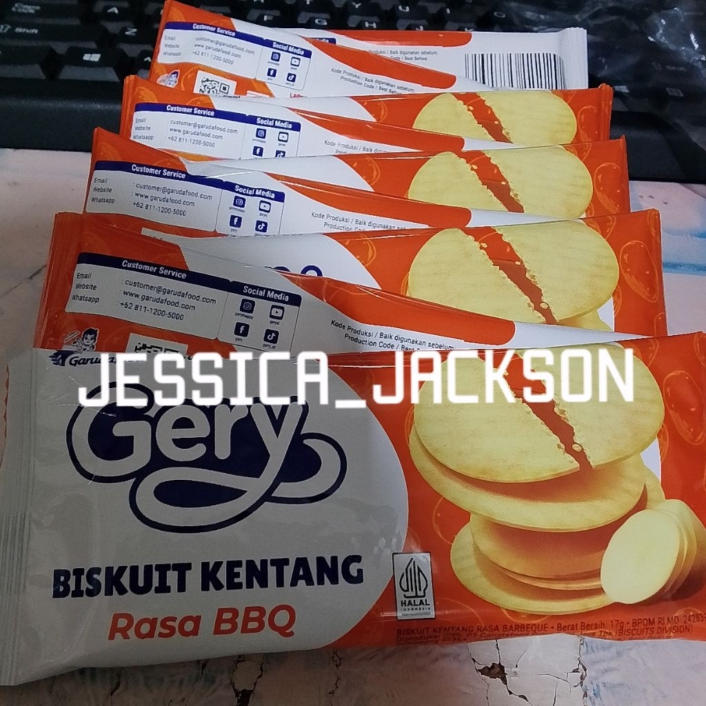 GERRY BISKUIT KENTANG RASA BBQ BISCUIT GERRY