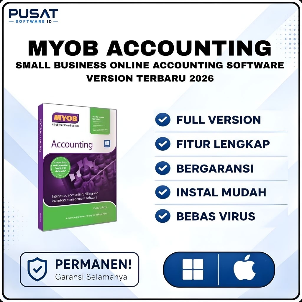 MYOB Accounting Pro 18 Full Version Lifetime Permanen Windows