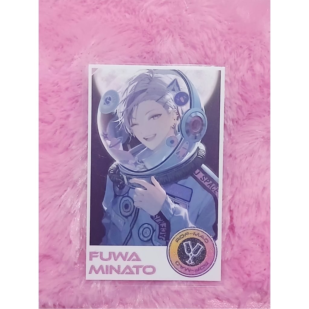 Nijisanji jp 4th Anniversary RofMao Uchuu Party Fuwa Minato Cheki Card Polaroid Rare