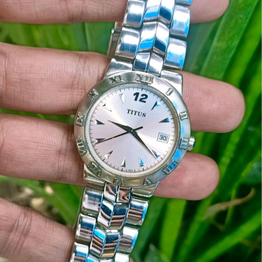 Jam Tangan Pria Original Titus Quartz