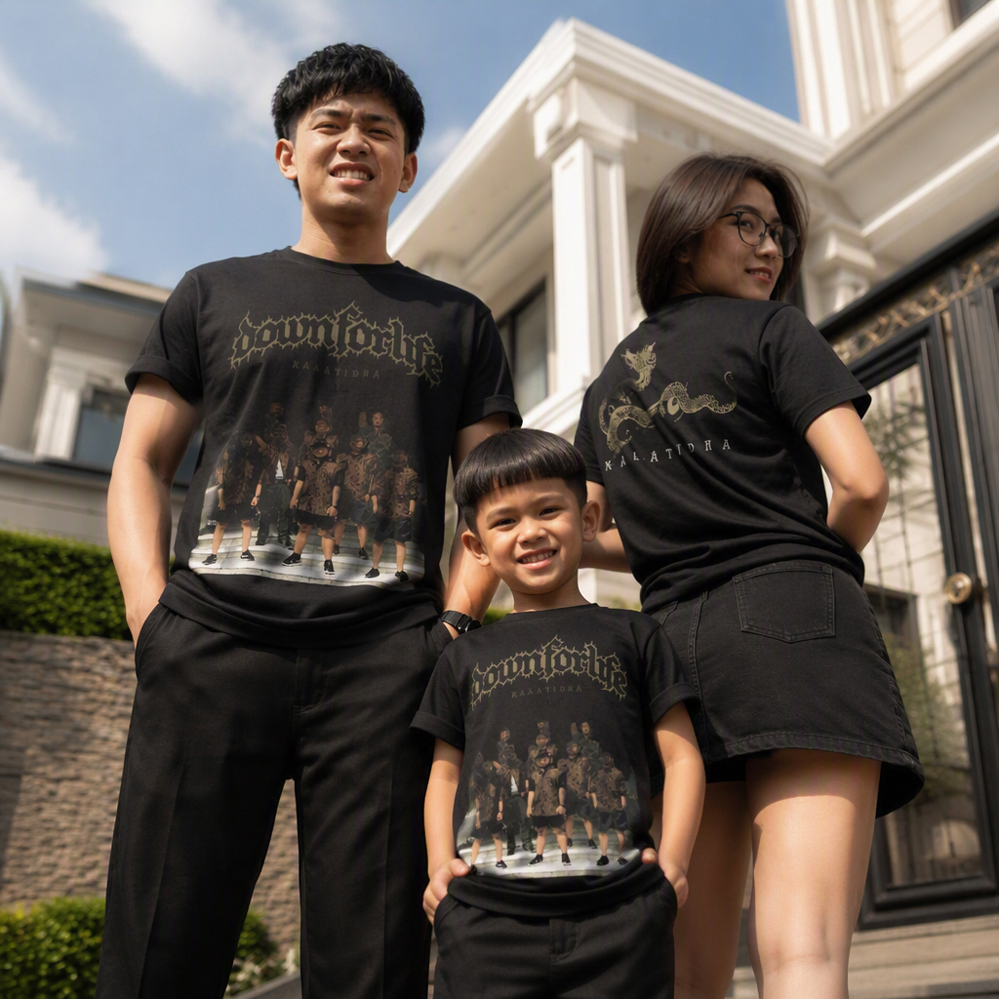 Kaos Down for Life Tour 2026 Kalatidha Tshirt 100% Cotton | Bisa untuk Kaos Ayah Anak | Bisa Untuk F