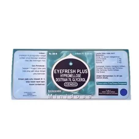 Cendo Eyefresh Plus  Minidose 0,6ml Obat Tetes Mata