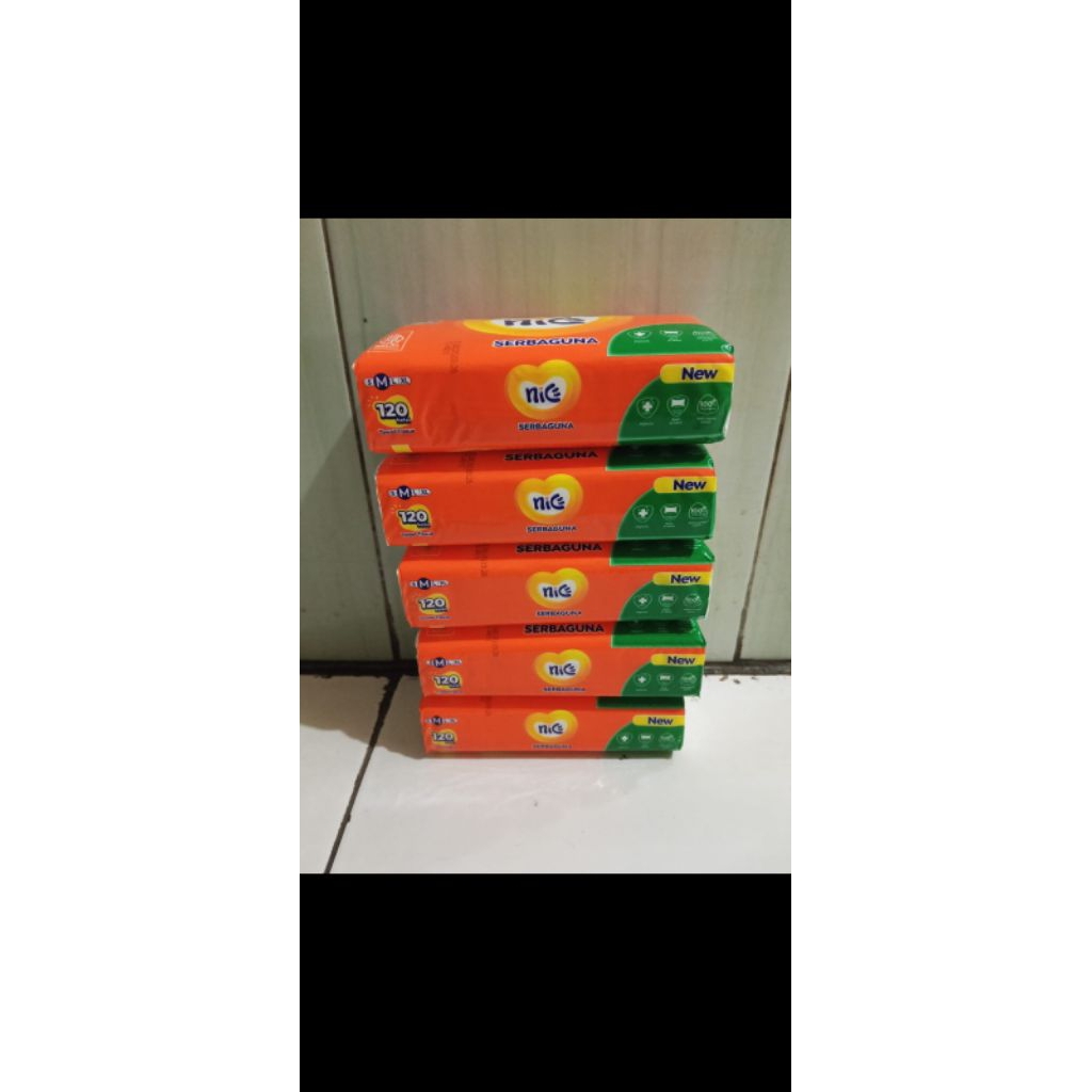 tissue nice 120 tisu paket isi 5pcs