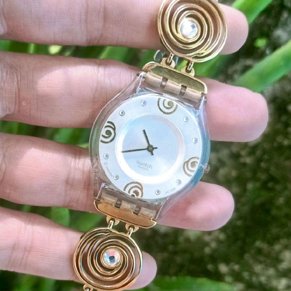 Jam Tangan Swatch Skin Original Preloved