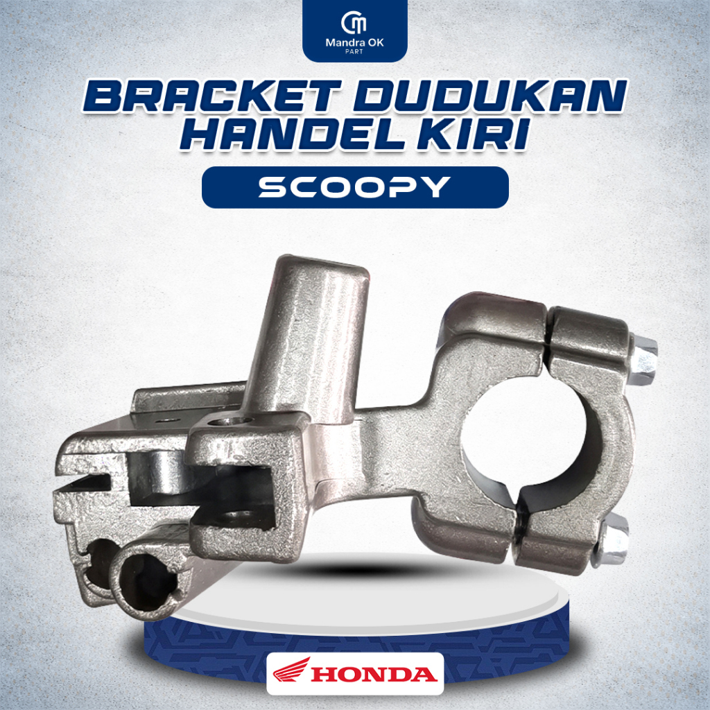 BRACKET DUDUKAN HANDEL KIRI HONDA SCOOPY 5317A-K16-A00 ( Scoopy 2016 Kebawah )