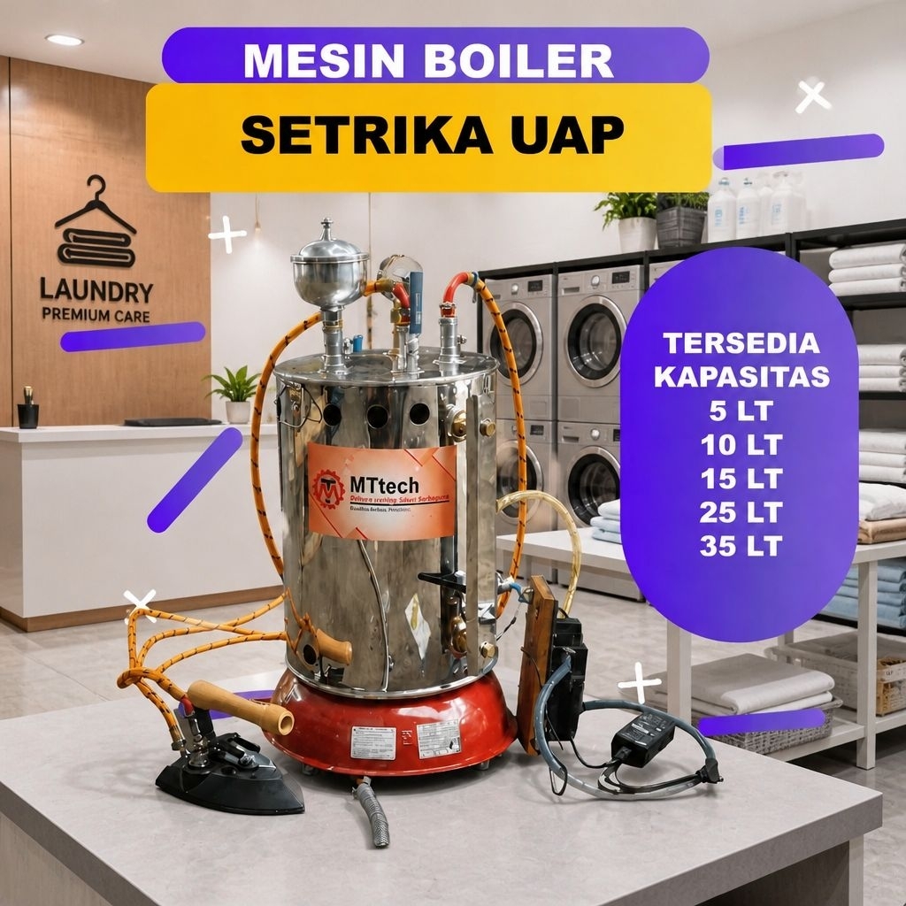 Mesin Boiler Setrika Uap