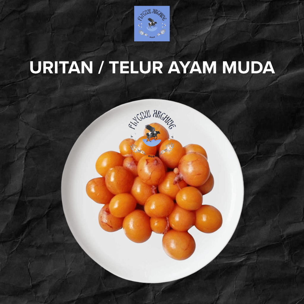 URITAN / TELUR AYAM MUDA FRESH SEGAR - per 100 gram